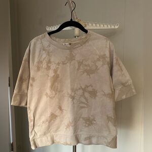 Banana Republic Light Brown Tie-Dye Top
